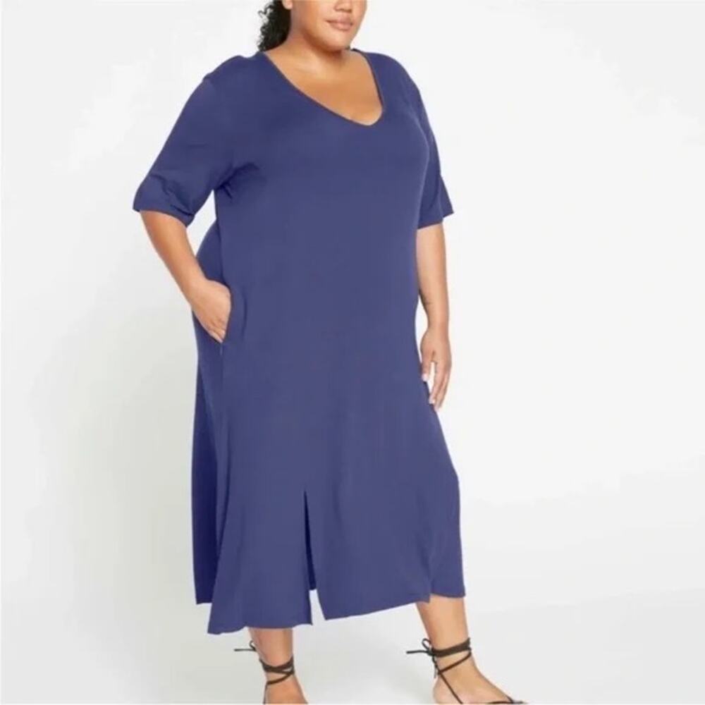 Universal Standard Poise Dress in True Blue